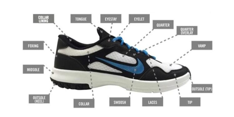 Hiểu rõ các bộ phận của giày Sneaker giúp bạn dễ dàng chọn được đôi giày phù hợp
