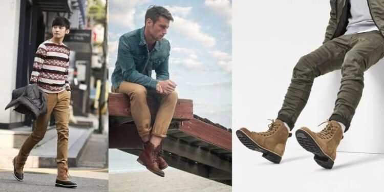 Phối đồ với giày boot Nam Lịch Lãm & Thời Thượng