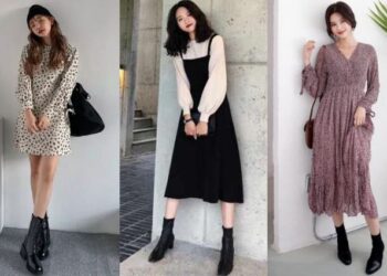 Phối Giày Boot Với Đầm – Sành Điệu Và Phá Cách Cùng Các Outfit Thời Thượng