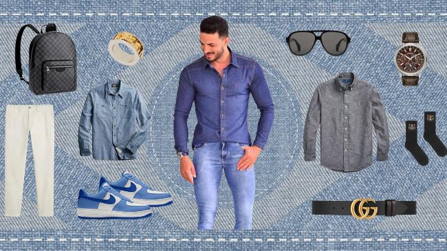 Sự lựa chọn hoàn hảo với áo khoác denim và giày Timberland