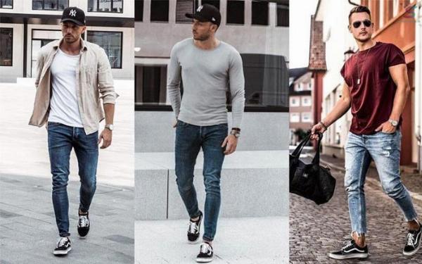 Xu hướng phối đồ layer với Vans Sk8