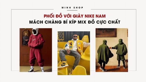 Phối đồ với quần jogger và Nike Cortez