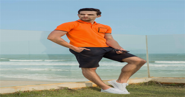 Hình ảnh phối đồ quần short và giày lười nam