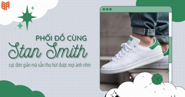 Phối đồ thể thao với adidas Stan Smith