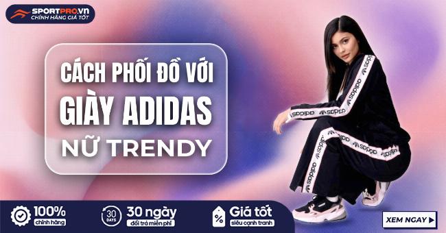 Phối giày adidas với đồ công sở lịch sự, năng động