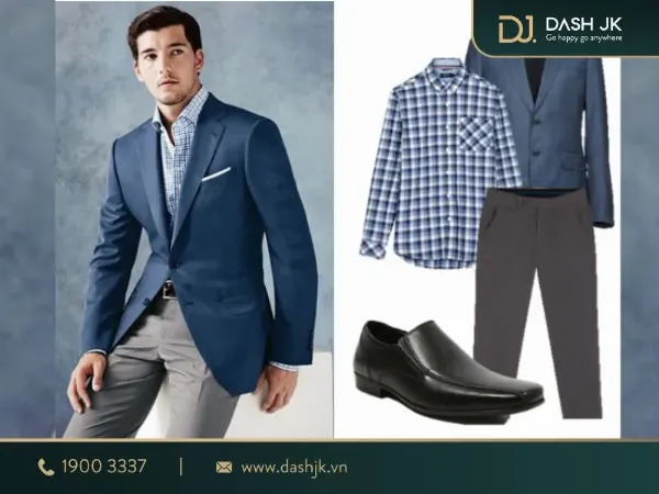Quần jeans phối giày tây đen cho phong cách hiện đại