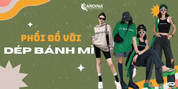 Phối quần short và áo hai dây cùng sandal bánh mì