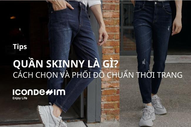 Quần vải skinny và giày boot hợp lý
