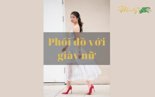 Cách phối đồ với giày cao gót đỏ