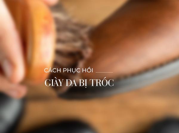 Hướng dẫn sửa giày bị tróc sơn