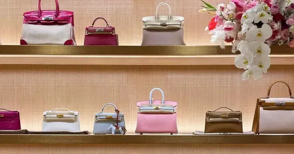 Các chất liệu da hiếm (cá sấu, thằn lằn) ảnh hưởng đến giá túi Hermes Kelly 20