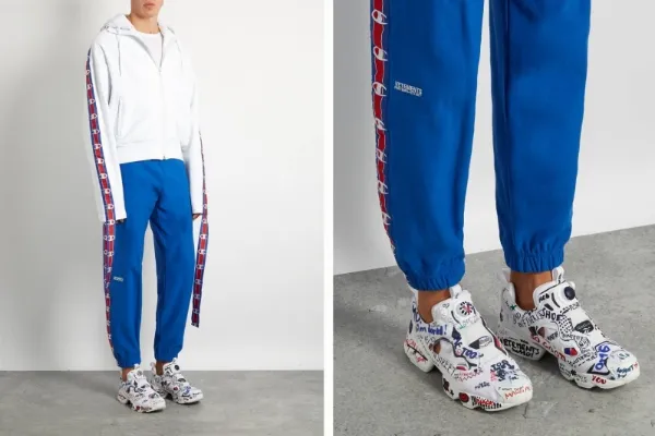 Thiết kế dây giày Reebok sáng tạo